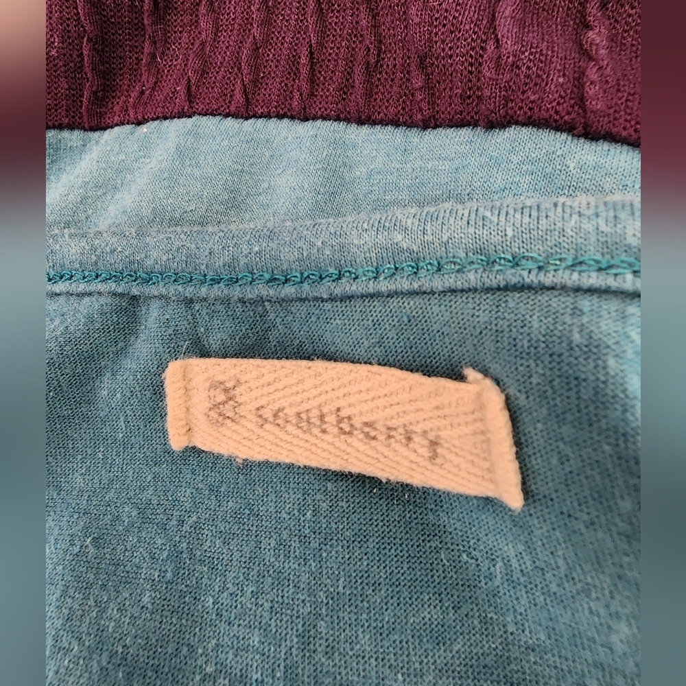 Soulberry Dress Short Sleeve Oversized Teal Size M - Picture 9 of 13